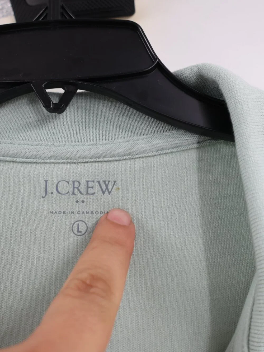 NWT J Crew Polo Shirt Mens Large Pique Short Sleeve Casual Golf Green preppy